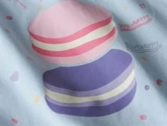 Name It natsæt nantucket breeze med macaron print